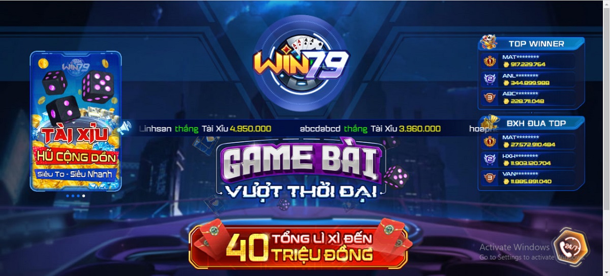 Cổng game WIN79 game bài hiện đại